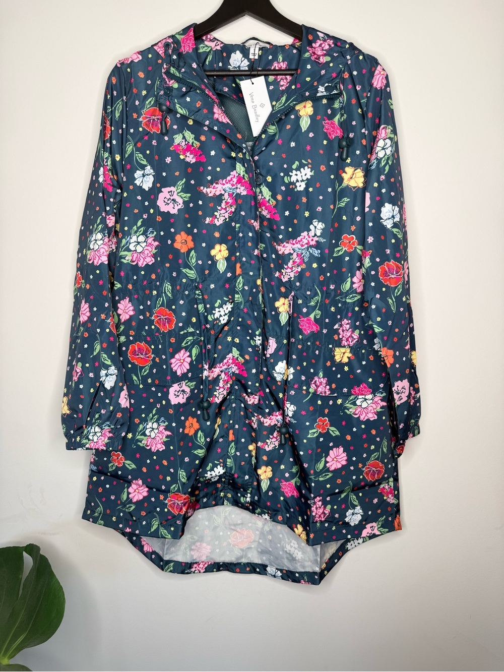 Vera Bradley Floral Raincoat - S